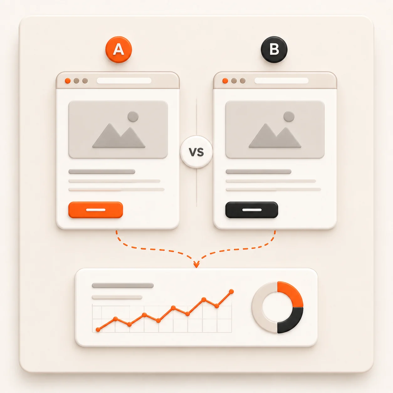 What is A/B testing? — illustration