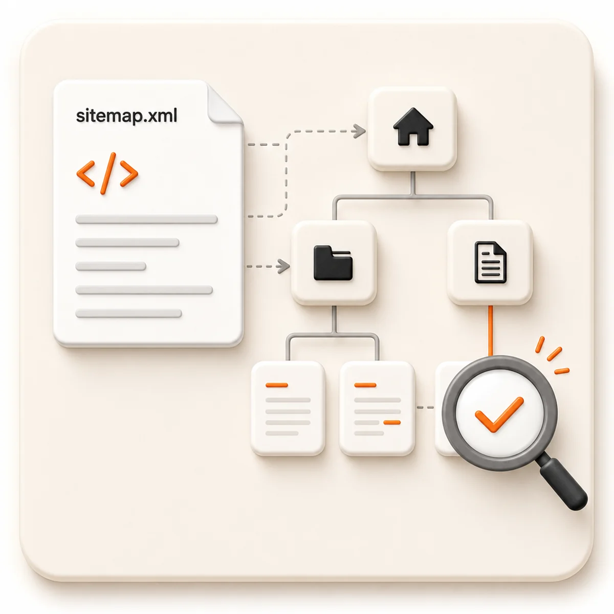 What is a sitemap? — illustration