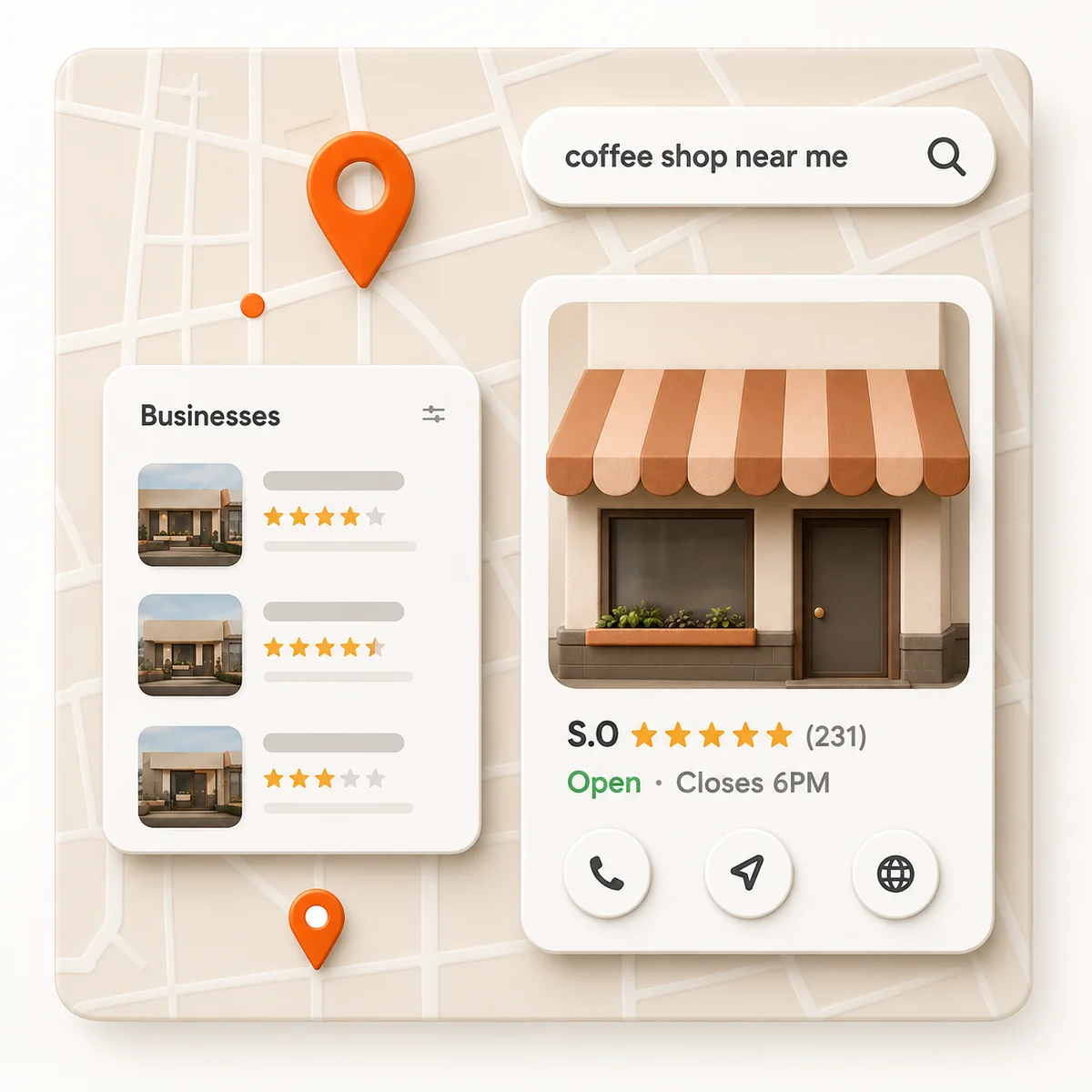 What is local SEO? — illustration